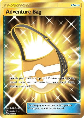 Carta Adventure Bag (228/214) do set Trovões Perdidos — Pokémon TCG | Bynx