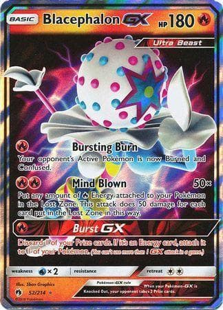 Carta Blacephalon-GX (52/214) do set Trovões Perdidos — Pokémon TCG | Bynx