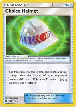 Carta Choice Helmet (169/214) do set Trovões Perdidos — Pokémon TCG | Bynx