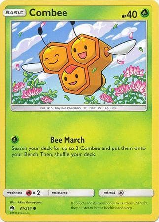 Carta Combee (31/214) do set Trovões Perdidos — Pokémon TCG | Bynx