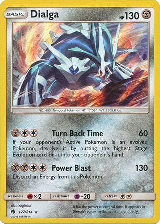 Carta Dialga (127/214) do set Trovões Perdidos — Pokémon TCG | Bynx