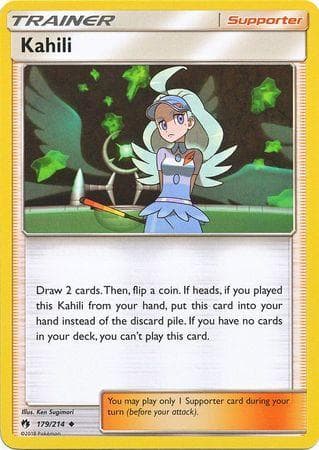 Carta Kahili (179/214) do set Trovões Perdidos — Pokémon TCG | Bynx