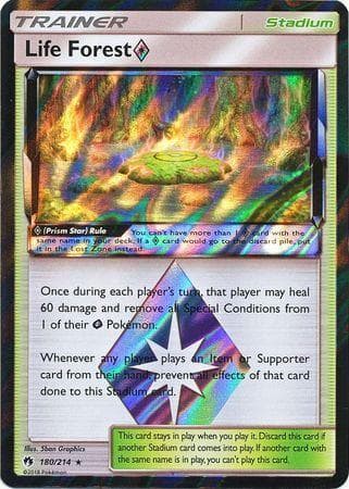 Carta Life Forest Prism Star (180/214) do set Trovões Perdidos — Pokémon TCG | Bynx