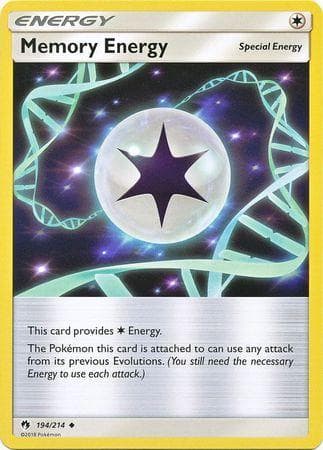 Carta Memory Energy (194/214) do set Trovões Perdidos — Pokémon TCG | Bynx
