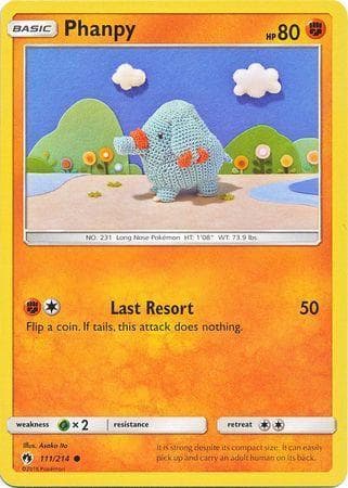 Carta Phanpy (111/214) do set Trovões Perdidos — Pokémon TCG | Bynx