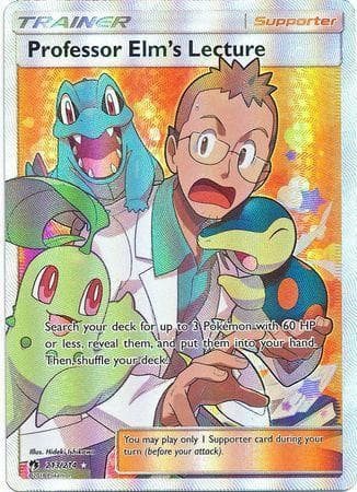 Carta Professor Elm's Lecture (213/214) do set Trovões Perdidos — Pokémon TCG | Bynx