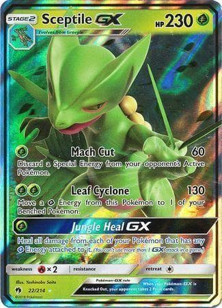 Sceptile-GX (22/214) — Trovões Perdidos