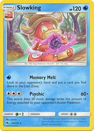 Carta Slowking (55/214) do set Trovões Perdidos — Pokémon TCG | Bynx