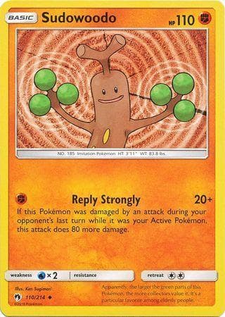 Sudowoodo (110/214) — Trovões Perdidos