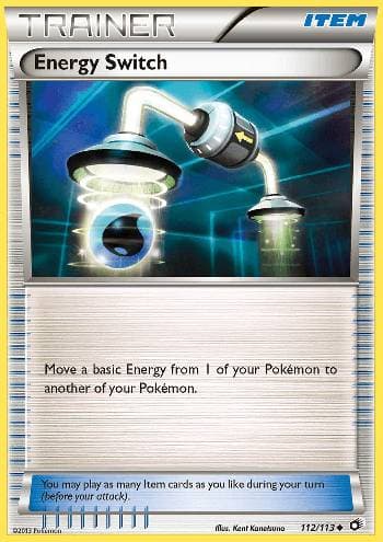 Carta Energy Switch (112/113) do set Tesouros Lendários — Pokémon TCG | Bynx