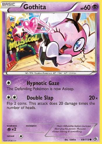 Carta Gothita (69/113) do set Tesouros Lendários — Pokémon TCG | Bynx