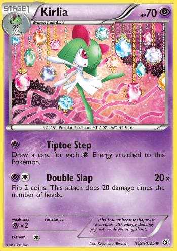 Carta Kirlia (RC9/113) do set Tesouros Lendários — Pokémon TCG | Bynx
