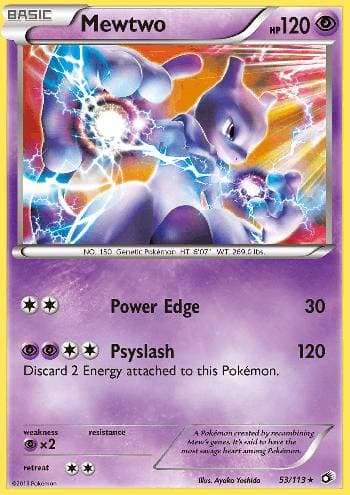 Mewtwo (53/113) — Tesouros Lendários