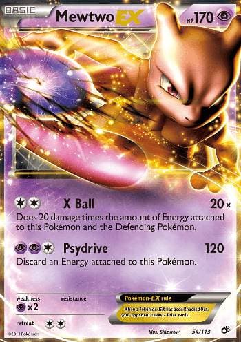 Mewtwo-EX (54/113) — Tesouros Lendários