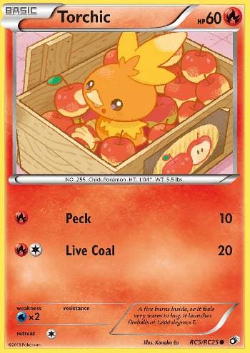 Carta Torchic (RC5/113) do set Tesouros Lendários — Pokémon TCG | Bynx