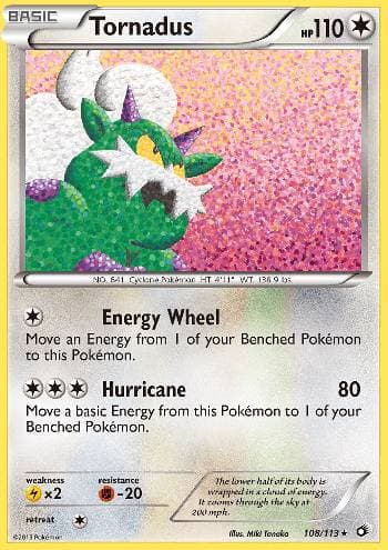 Carta Tornadus (108/113) do set Tesouros Lendários — Pokémon TCG | Bynx