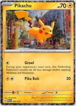 Pikachu (006/015) — McDonald's Collection 2023
