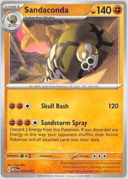 Carta Sandaconda (010/015) do set McDonald's Collection 2023 — Pokémon TCG | Bynx