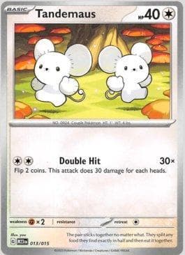 Carta Tandemaus (013/015) do set McDonald's Collection 2023 — Pokémon TCG | Bynx