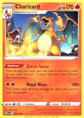 Charizard (001/015) — Liga BR — M24