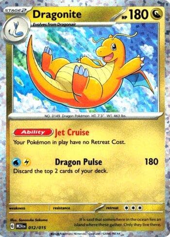 Carta Dragonite (012/015) do set Liga BR — M24 — Pokémon TCG | Bynx