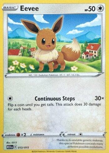 Carta Eevee (013/015) do set Liga BR — M24 — Pokémon TCG | Bynx