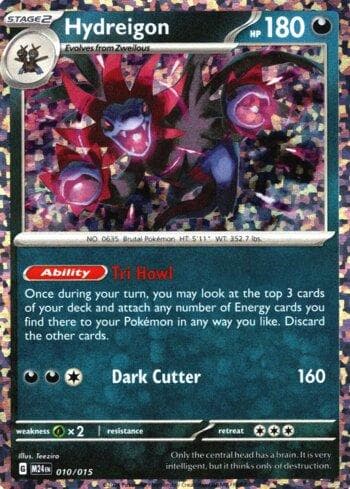 Carta Hydreigon (010/015) do set Liga BR — M24 — Pokémon TCG | Bynx