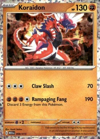 Carta Koraidon (008/015) do set Liga BR — M24 — Pokémon TCG | Bynx