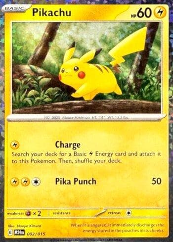 Pikachu (002/015) — Liga BR — M24