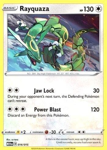 Carta Rayquaza (014/015) do set Liga BR — M24 — Pokémon TCG | Bynx