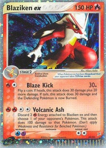 Carta Blaziken ex (89/95) do set Team Magma vs Team Aqua — Pokémon TCG | Bynx
