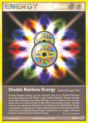 Double Rainbow Energy (88/95) — Team Magma vs Team Aqua