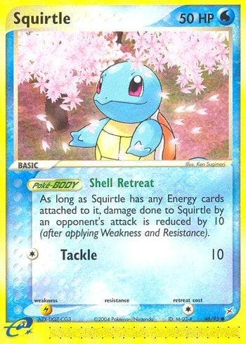 Carta Squirtle (46/95) do set Team Magma vs Team Aqua — Pokémon TCG | Bynx