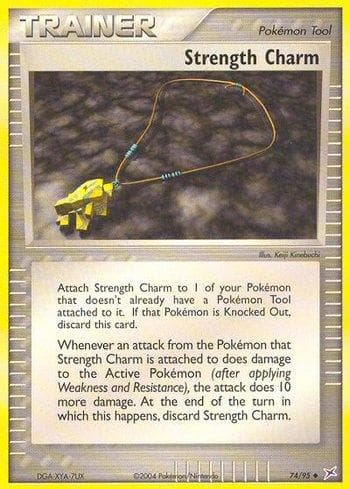 Carta Strength Charm (74/95) do set Team Magma vs Team Aqua — Pokémon TCG | Bynx