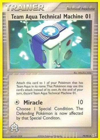 Team Aqua Technical Machine 01 (79/95) — Team Magma vs Team Aqua