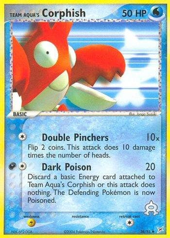 Team Aqua's Corphish (26/95) — Team Magma vs Team Aqua