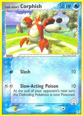 Team Aqua's Corphish (51/95) — Team Magma vs Team Aqua