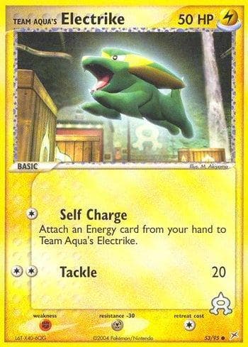 Team Aqua's Electrike (53/95) — Team Magma vs Team Aqua