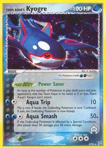 Team Aqua's Kyogre (3/95) — Team Magma vs Team Aqua