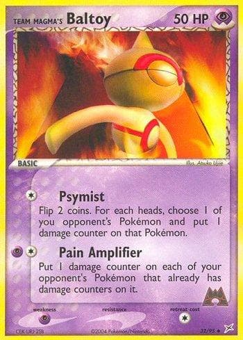 Carta Team Magma's Baltoy (32/95) do set Team Magma vs Team Aqua — Pokémon TCG | Bynx