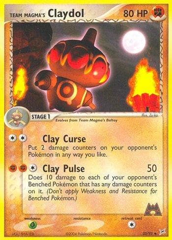 Carta Team Magma's Claydol (33/95) do set Team Magma vs Team Aqua — Pokémon TCG | Bynx