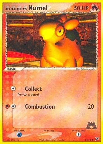 Carta Team Magma's Numel (64/95) do set Team Magma vs Team Aqua — Pokémon TCG | Bynx