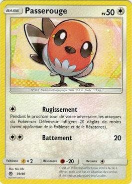Fletchling (39/40) — McDonald's Collection 2018 (French)