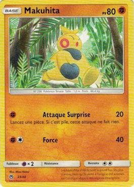 Carta Makuhita (23/40) do set McDonald's Collection 2018 (French) — Pokémon TCG | Bynx