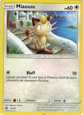Meowth (35/40) — McDonald's Collection 2018 (French)