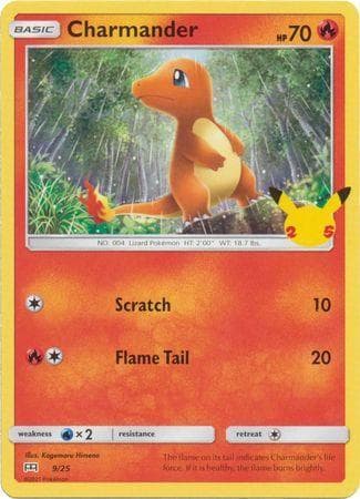 Carta Charmander 9/25 do set McDonald's Collection 2021 — Pokémon TCG | Bynx
