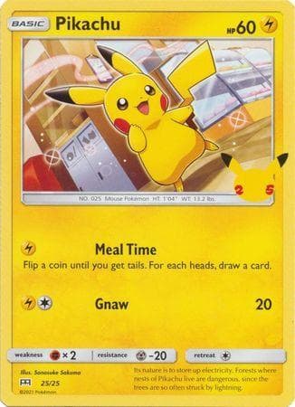 Pikachu (25/25) — McDonald's Collection 2021