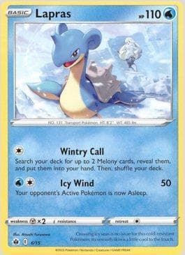 Carta Lapras 6/15 do set McDonald's Collection 2022 — Pokémon TCG | Bynx