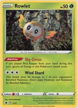 Rowlet 2/15 — McDonald's Collection 2022