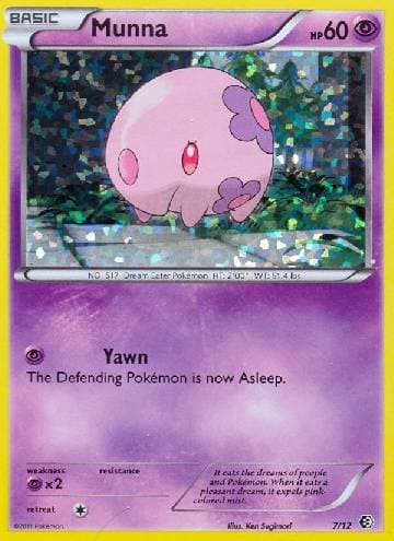 Carta Munna (7/12) do set McDonald’s Collection 2011 — Pokémon TCG | Bynx